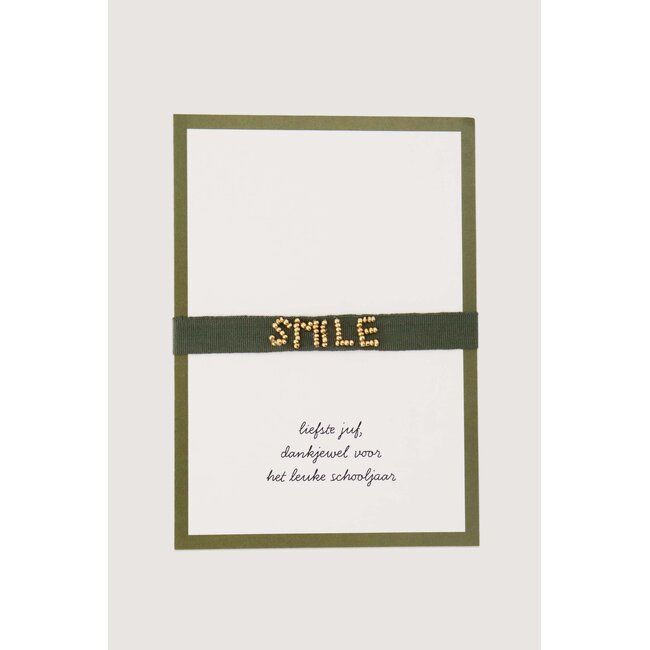 Zusss Ansichtkaart armbandje liefste juf