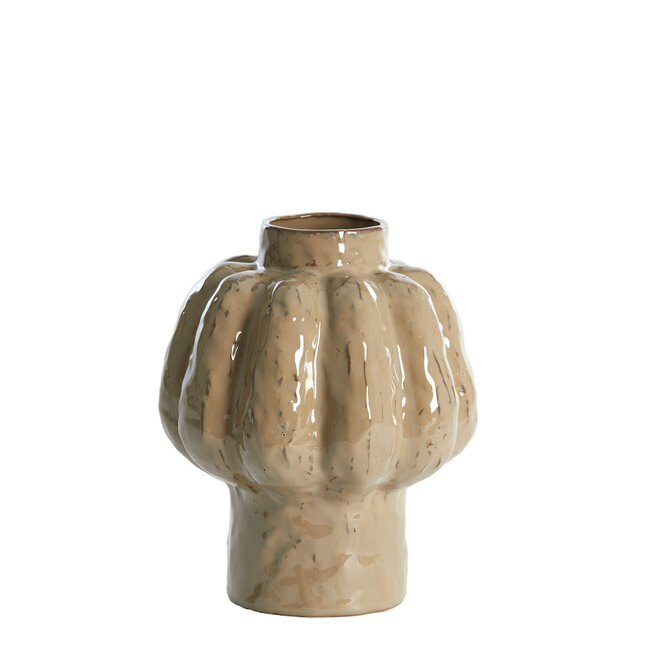 Light & Living Vaas Deco Ø21,5x25cm ALIVERI keramiek taupe