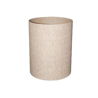 PTMD Rivvo Natural cotton linen lampshade round high