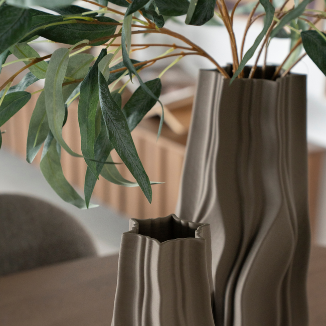 By-Boo Vaas Nove Large: 3D-Geprint Aardewerk (40 cm)