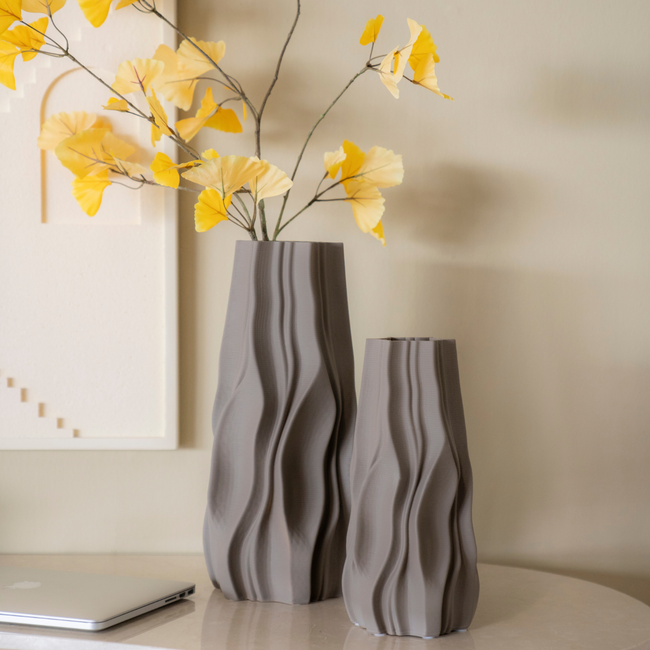 By-Boo Vaas Nove Large: 3D-Geprint Aardewerk (40 cm)