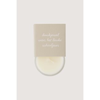 Zusss Geurkaarsje in wikkel schooljaar