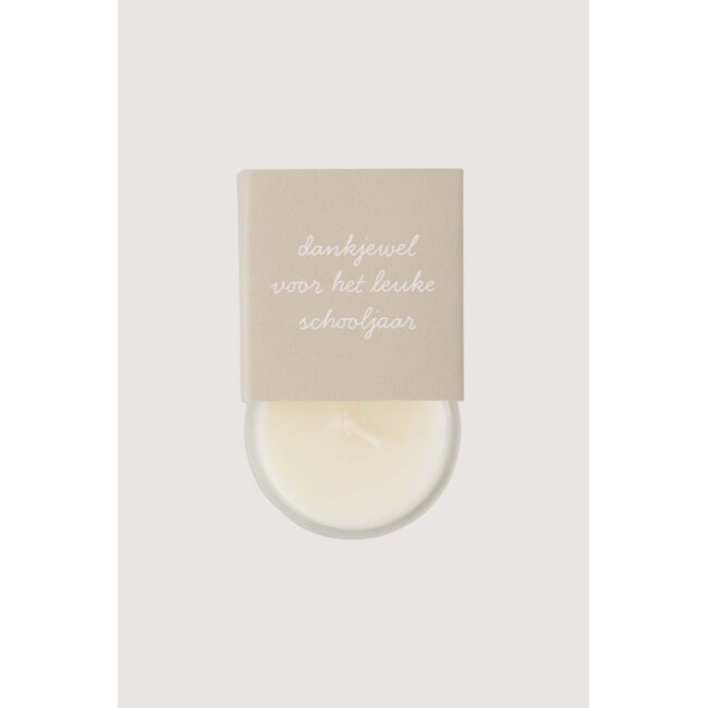 Zusss Geurkaarsje in wikkel schooljaar