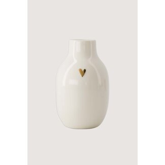 Zusss Vaasje keramiek hartje