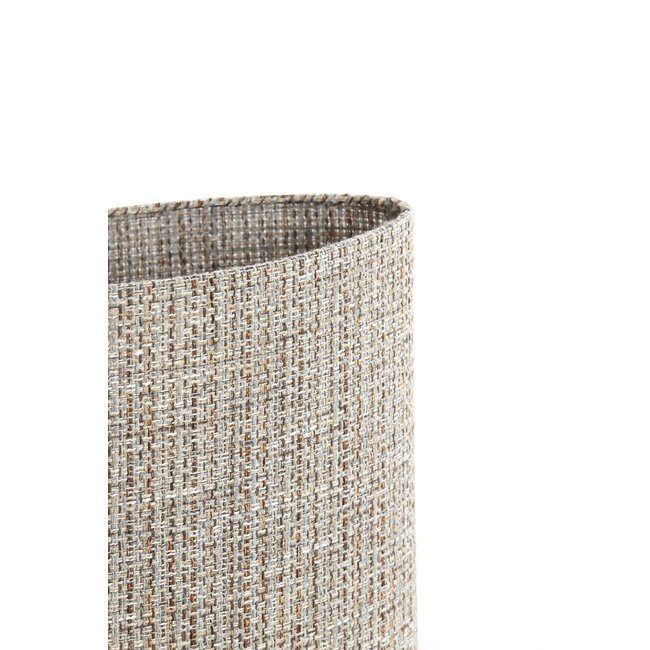 Light & Living Kap ovaal recht smal 38-17,5-28 cm OKAVI licht bruin