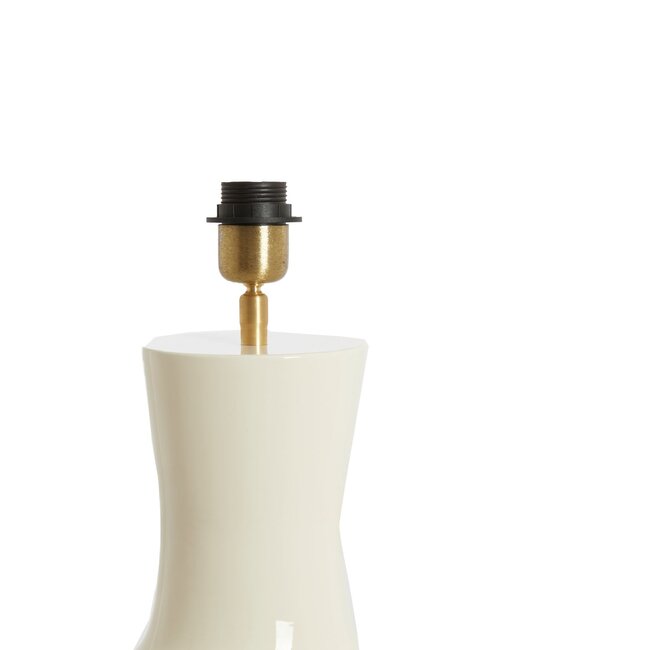 Light & Living Lampvoet Ø33x51 Cm NANA glanzend Crème