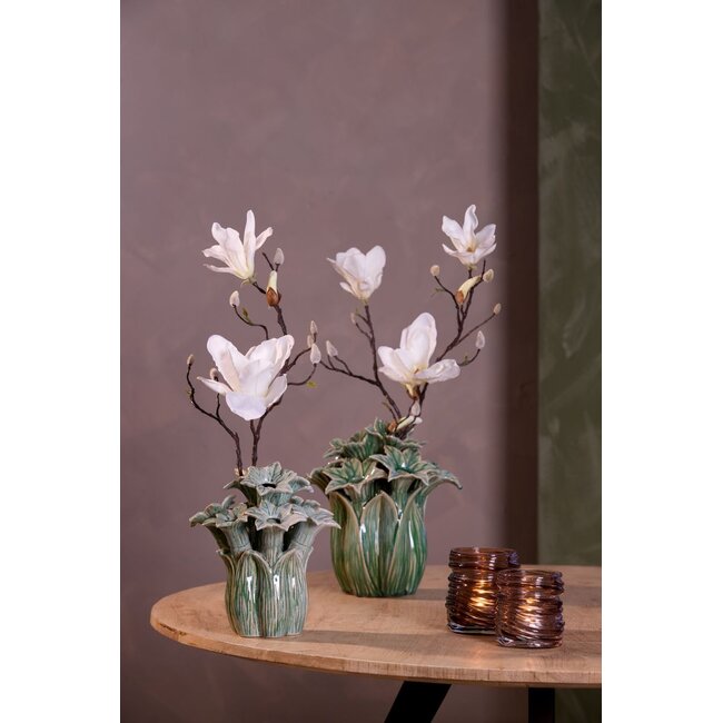 Light & Living Theelicht Ø11,5x10,5 cm MILYAN glas bruin