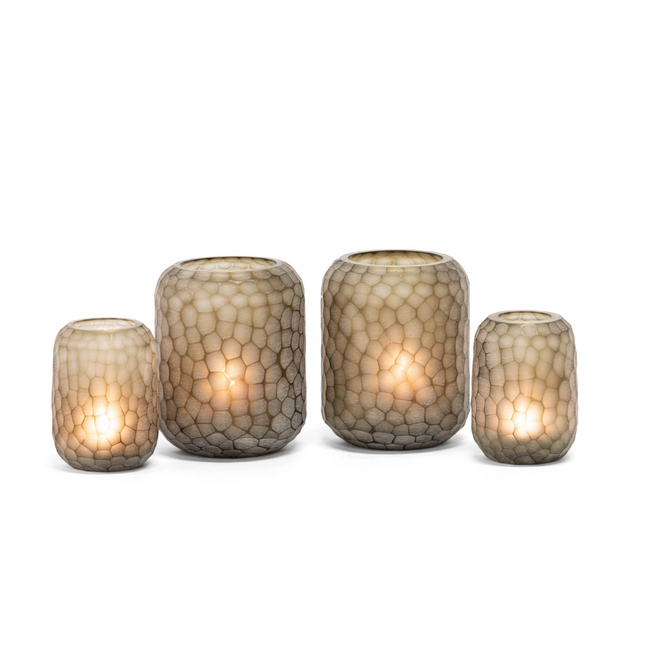 MD T-light holder M Ø9x14 cm – Smoke