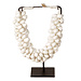 Pole to Pole Schelpenketting op voet 19x7x29 cm