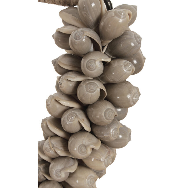 Pole to Pole Schelpenketting op voet 19x7x29 cm