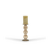 MD Glass chandelier rolls M, brown luster