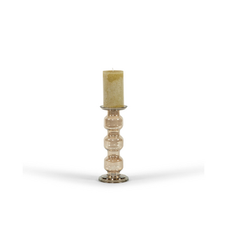 MD Glass chandelier rolls L, brown luster