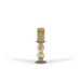 MD Glass chandelier rolls S, brown luster