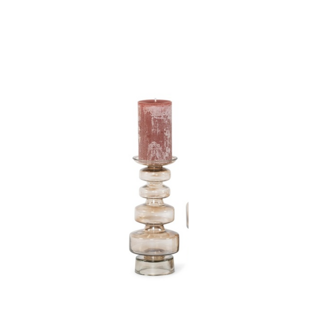 MD Glass Chandelier Brown Luster S