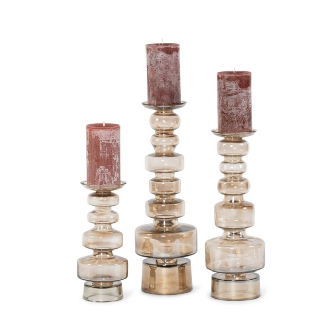 MD Glass Chandelier Brown Luster S