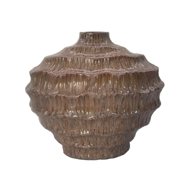 Colmore Vaas OMAR ceramic 28x18x24cm mixed brown