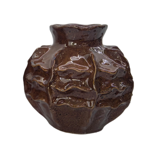 Colmore Vaas FINN ceramic Ø21x20cm brown