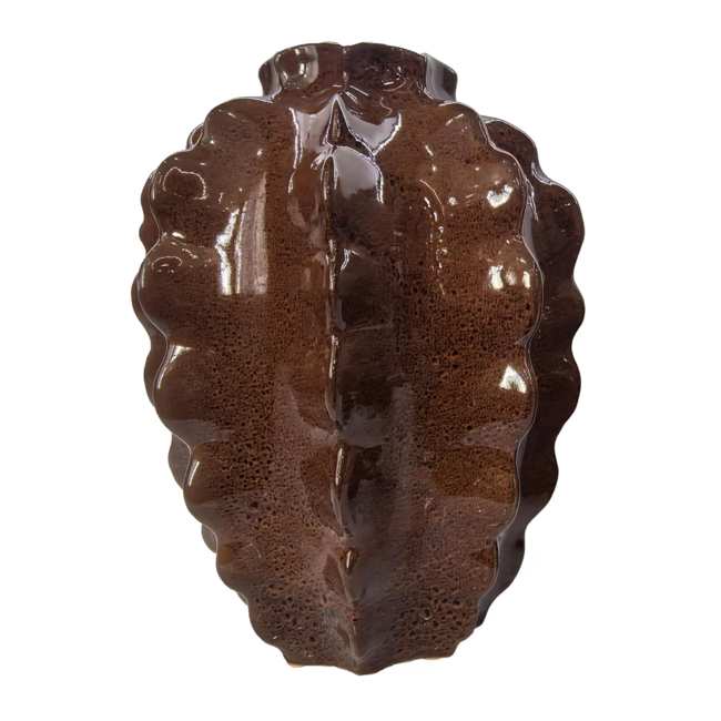 Colmore Vaas OSCAR ceramic Ø32x44cm white brown