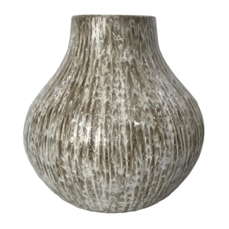 Colmore Vaas ELIAS ceramic Ø28x30cm white brown