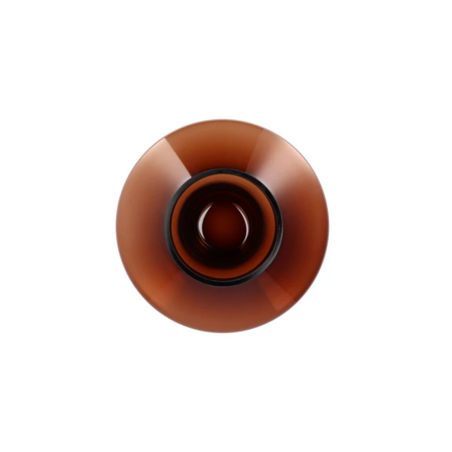 Filou brown vase sphere 17x20cm