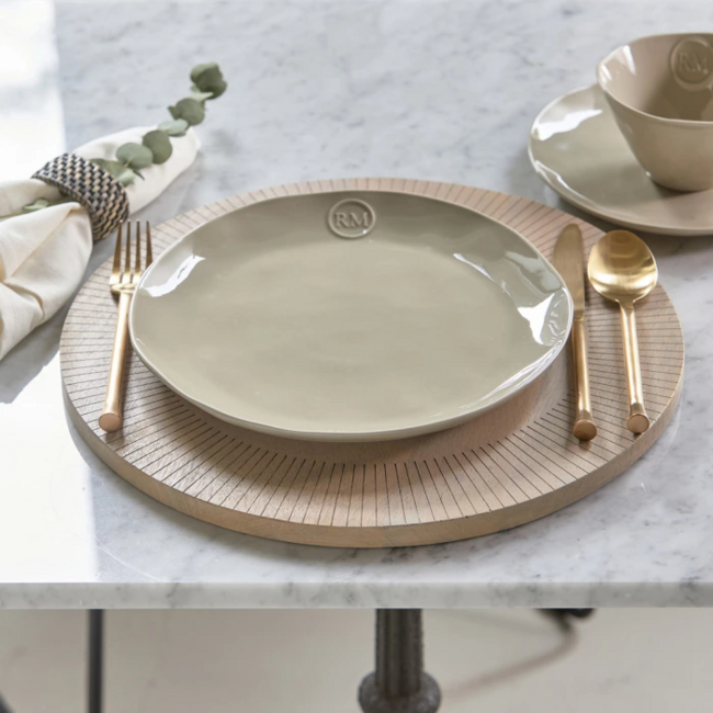 Riviera Maison Portofino Dinner Plate flax