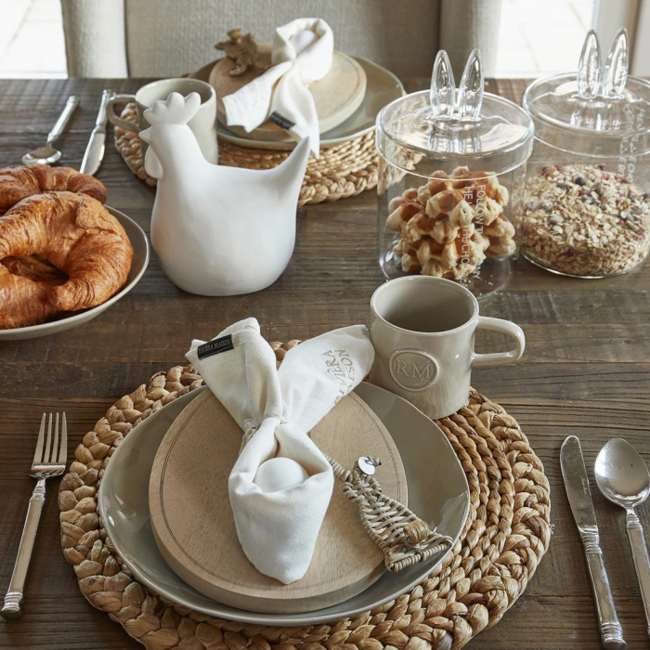Riviera Maison Dinerbord Portofino, white