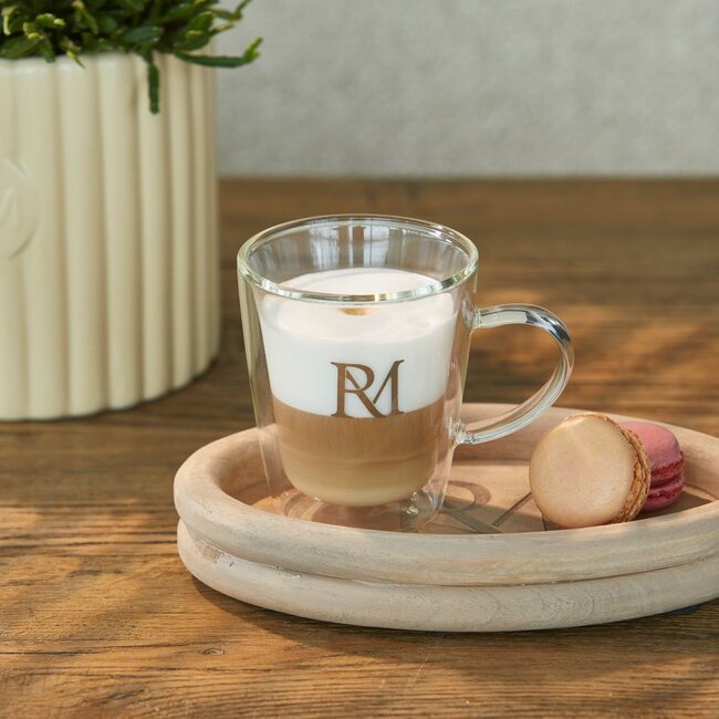 Riviera Maison RM Double Wall Monogram Glass M