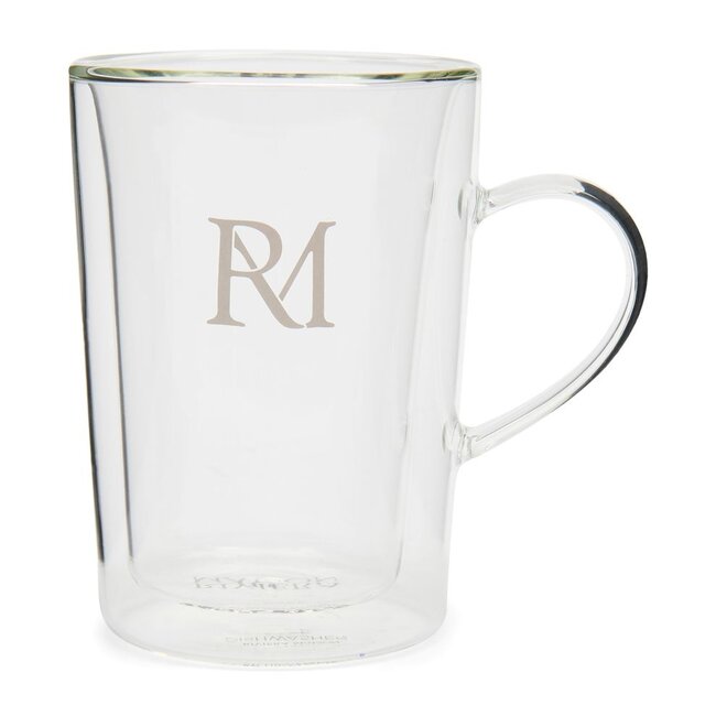 Riviera Maison RM Double Wall Monogram Glass L