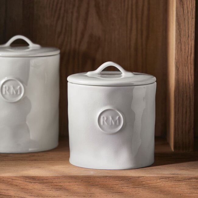 Riviera Maison Voorraadpot Portofino White, S