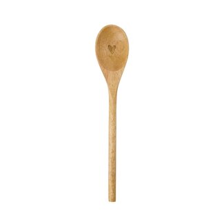 Zusss Lepel hout hartje naturel