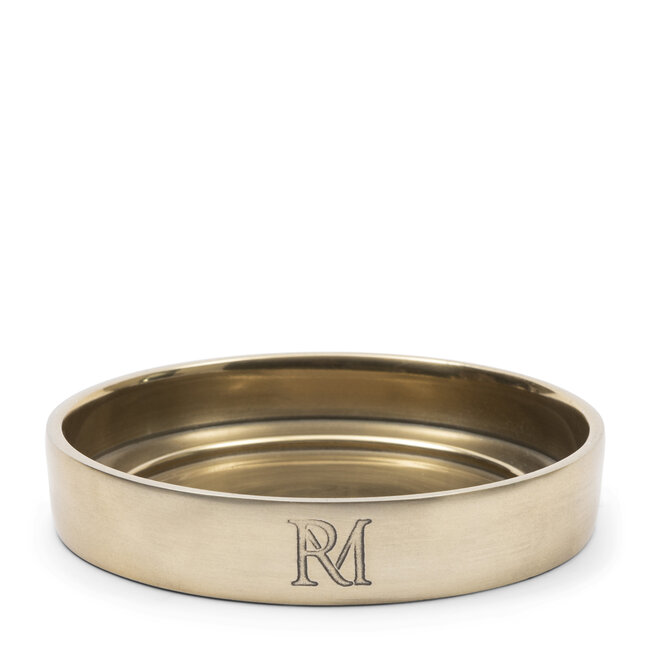 Riviera Maison RM Maxime Candle Platter gold S