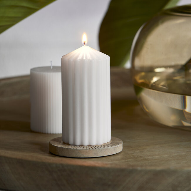 Riviera Maison Stompkaars Rib, Whisper White, 7x13