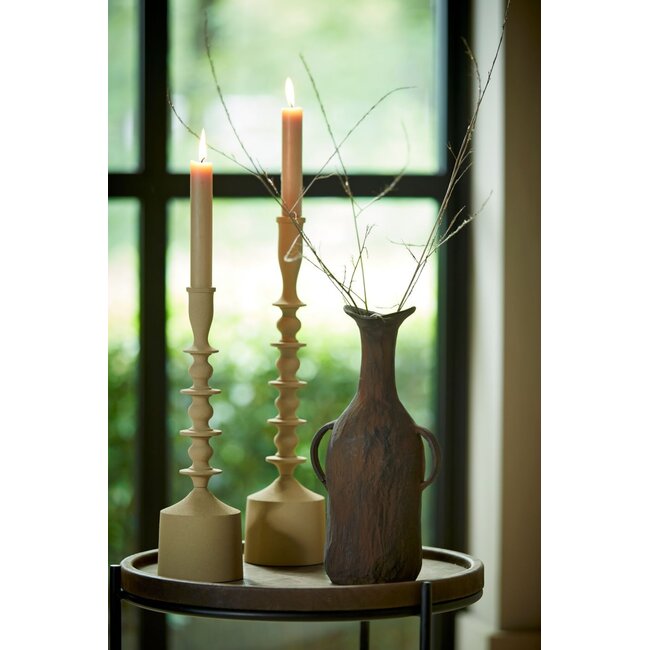 Light & Living Kandelaar Ø10x42,5 cm MERAKO mat beige