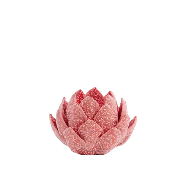 Light & Living Theelichthouder Ø11,5x8 cm FLORINA porselein roze