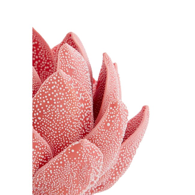 Light & Living Theelichthouder Ø11,5x8 cm FLORINA porselein roze