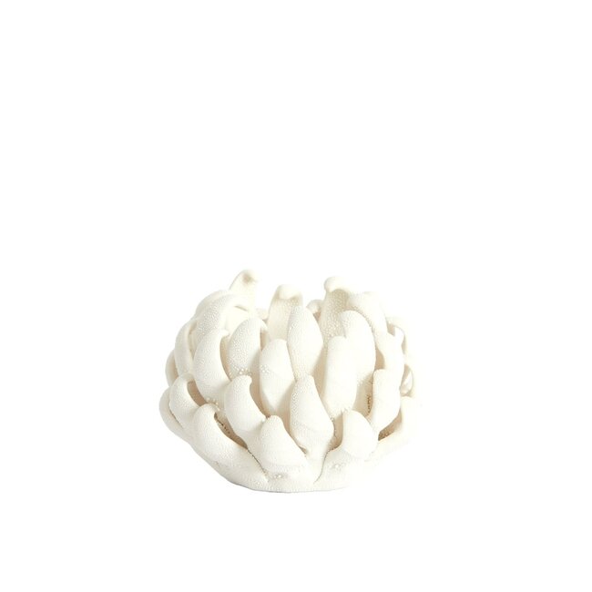 Light & Living Tealight Holder Ø10,5X7,5 cm Serina porselein crème