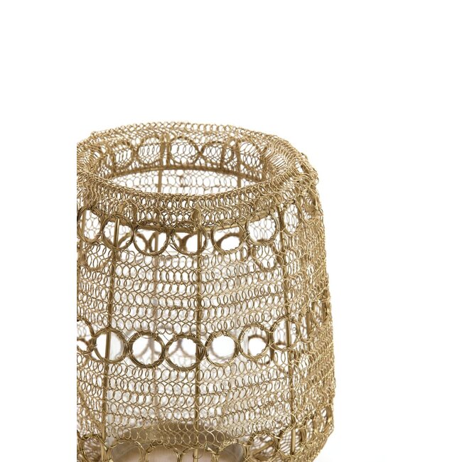 Light & Living Windlicht Ø23x25 cm SALOS goud