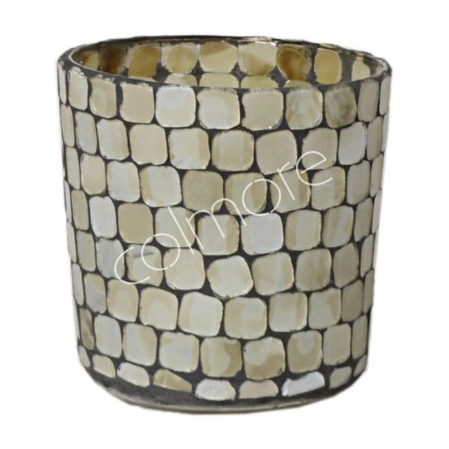 Colmore Votiive mozaïek bruin glas 13x13x13