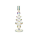 Voile Glazen Kandelaar met Parlemoer Effect – 27,5 cm