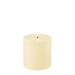 Deluxe Homeart Cream Real Flame LED Candle Ø10x10cm