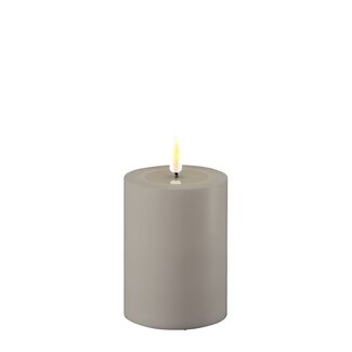 Deluxe Homeart Grey Outdoor Real Flame LED Candle Ø 7,5x10 cm Deluxe Homeart Grey Outdoor Real Flame LED Candle Ø 7,5x10 cm