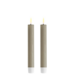 Deluxe Homeart Sand LED Dinner Candle Ø 2,2x15 cm (2 stuks)