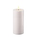Deluxe Homeart White Outdoor LED Candle Ø 7,5x15 cm