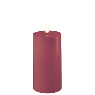 Deluxe Homeart Magenta Real Flame LED Candle Ø7,5 x15cm Deluxe Homeart Magenta Real Flame LED Candle Ø7,5 x15cm