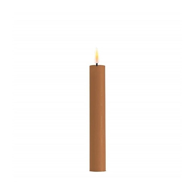 Deluxe Homeart Caramel LED Dinner Candle 2 stuks Ø9.2,2 x 15 cm