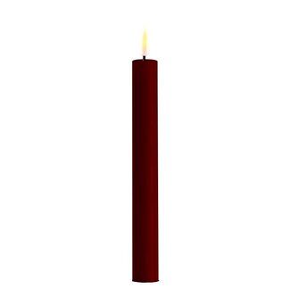 Deluxe Homeart Bourgogne Red LED Dinner Candle 2 stuks Ø9.2,2 x 24 cm Deluxe Homeart Bourgogne Red LED Dinner Candle 2 stuks Ø9.2,2 x 24 cm