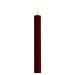 Deluxe Homeart Bourgogne Red LED Dinner Candle 2 stuks Ø9.2,2 x 24 cm
