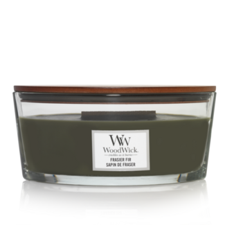 Woodwick Frasier Fir Ellipse WoodWick© HearthWick Flame© 50h