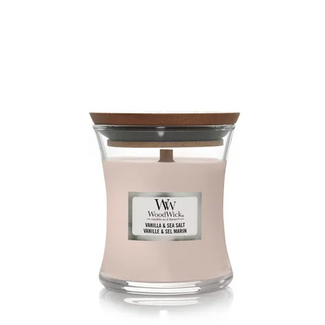 Woodwick Vanilla & Sea Salt Mini Candle WoodWick© 20h.