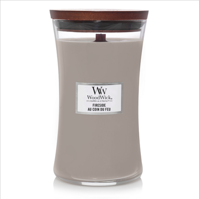 Woodwick Fireside Large Candle WoodWick© 130h.